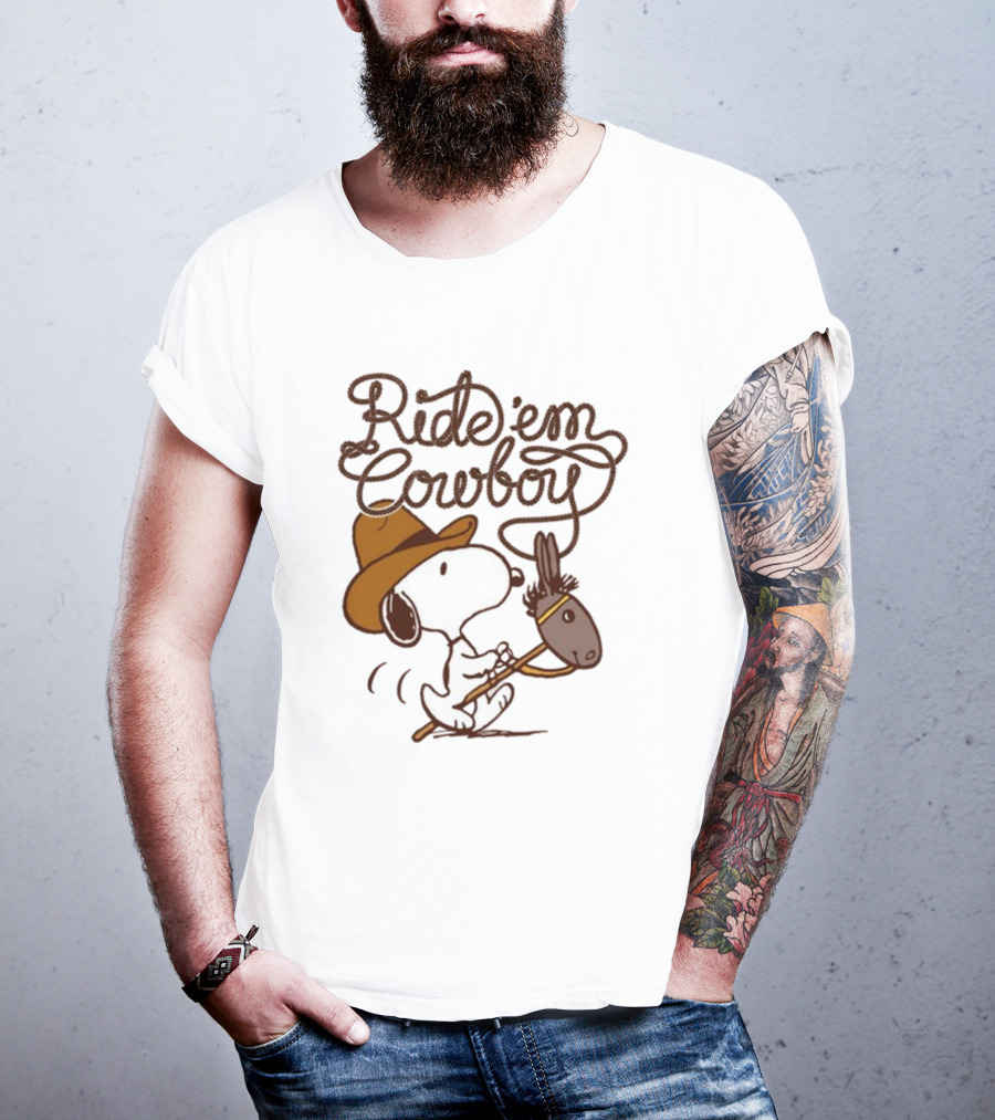 Ride Em Cowboy Snoopy T-Shirt