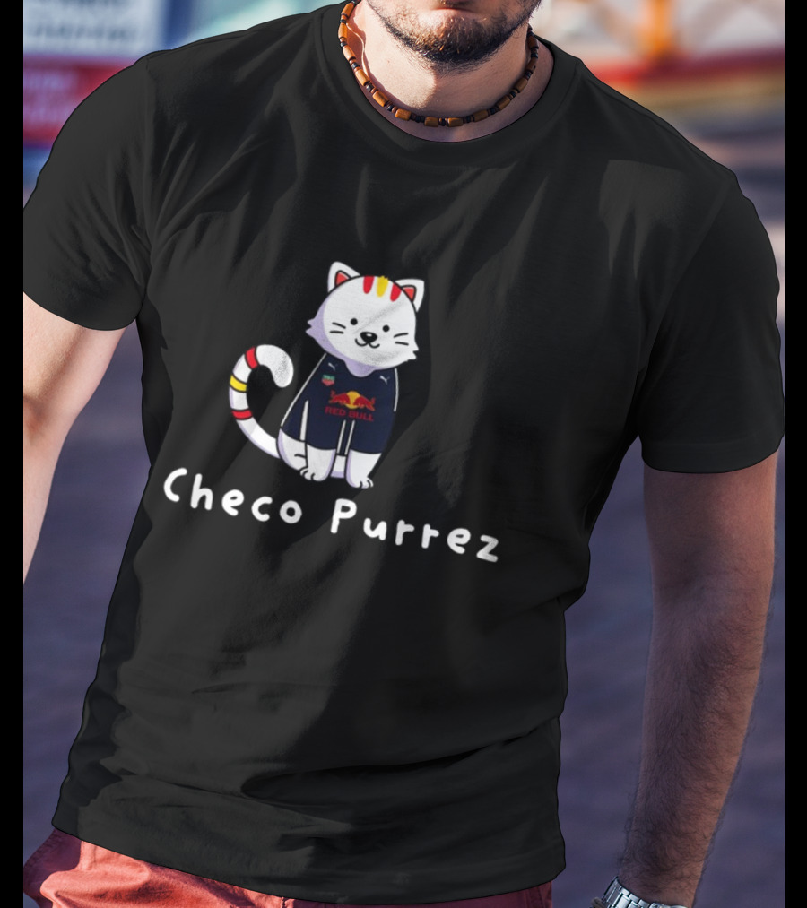Checo Purrez Red Bull Cat T-Shirt