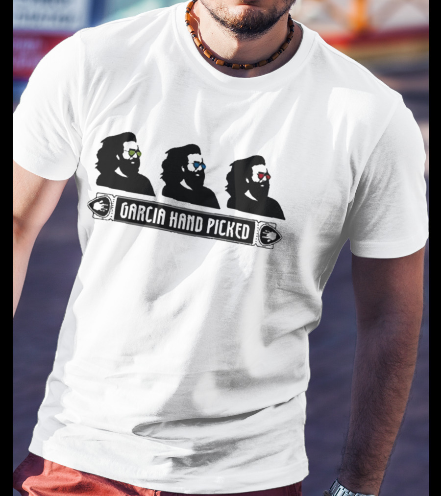 Garcia Hand Picked Jerry Garcia Silhouettes With Colored Glasses T-Shirt