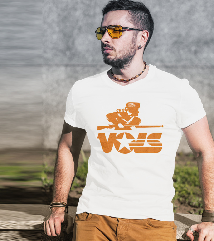 Tennessee Vols Vintage Rifle Star Retro T-Shirt