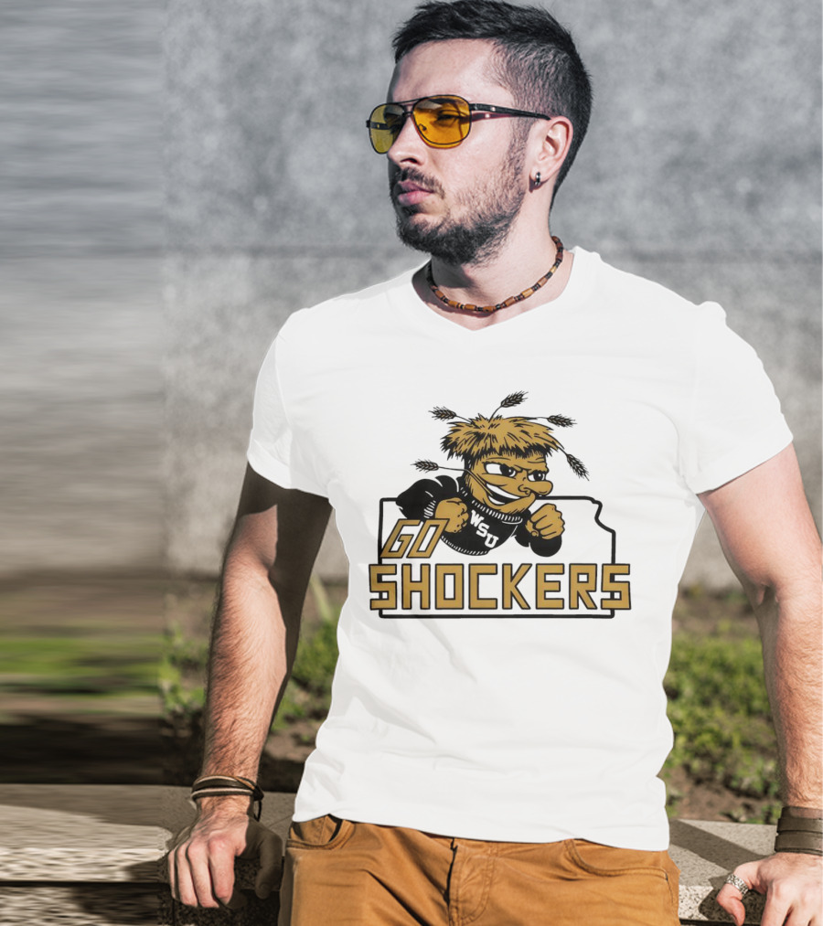 Wichita State University Go Shockers Mascot T-Shirt