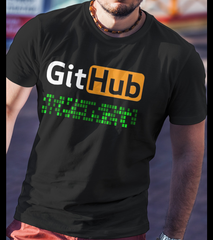 GitHub Code Contribution Squares T-Shirt