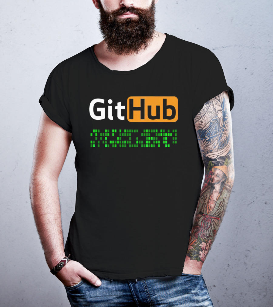 GitHub Code Contribution Squares T-Shirt