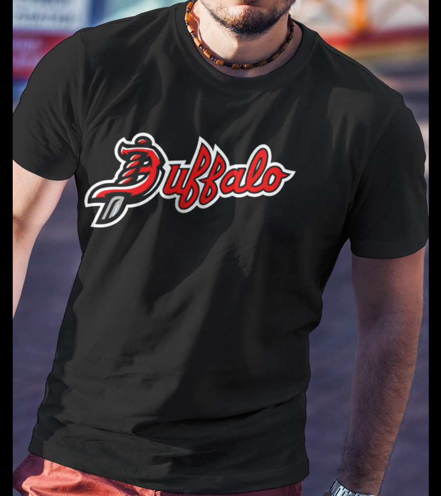 Buffalo Script With Sword T-Shirt