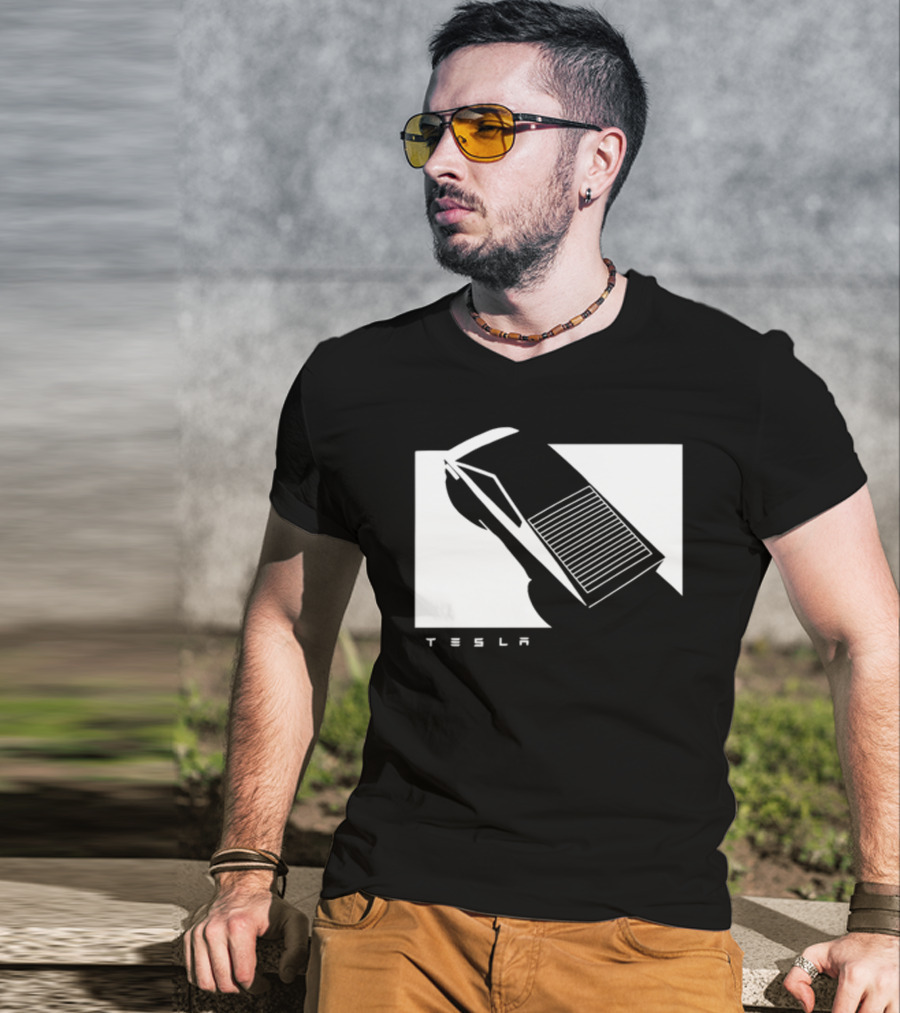 Tesla Cybertruck Monochrome Concept T-Shirt