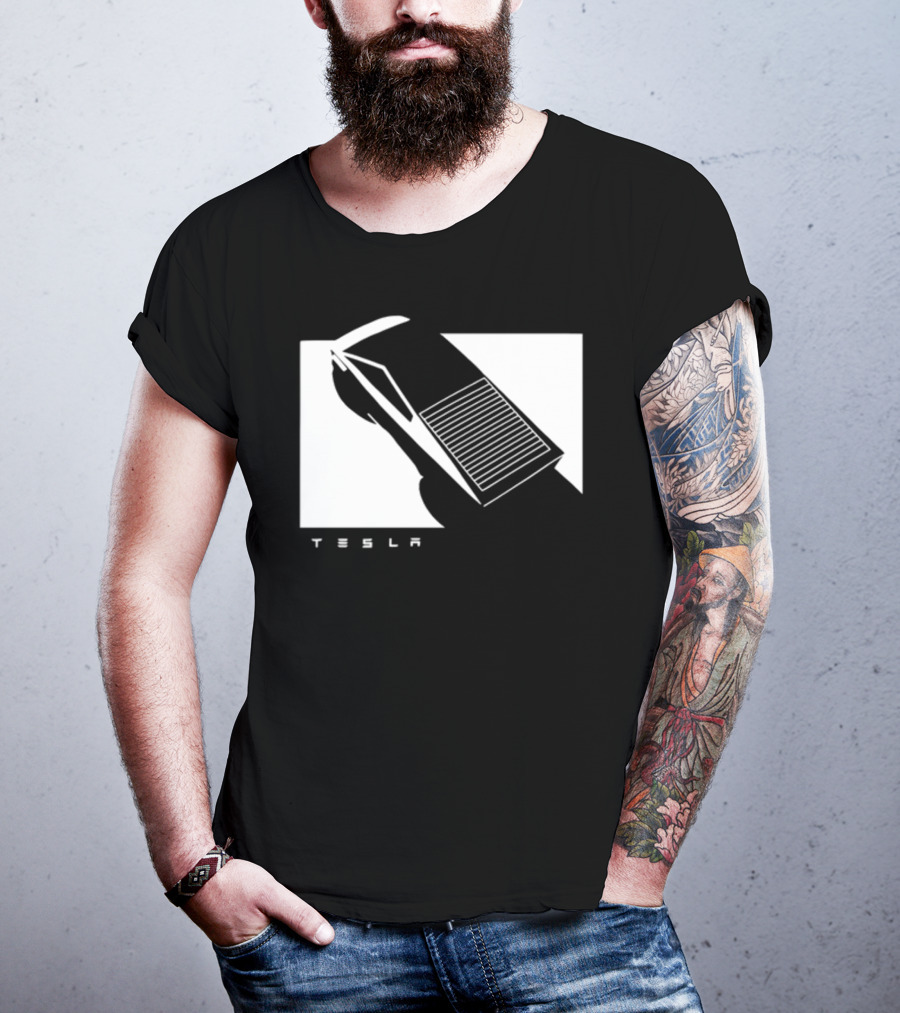 Tesla Cybertruck Monochrome Concept T-Shirt