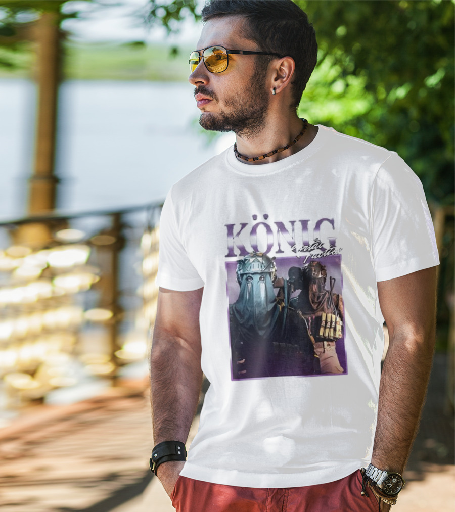 König Kortac Faction Masked Figures With Tactical Gear T-Shirt