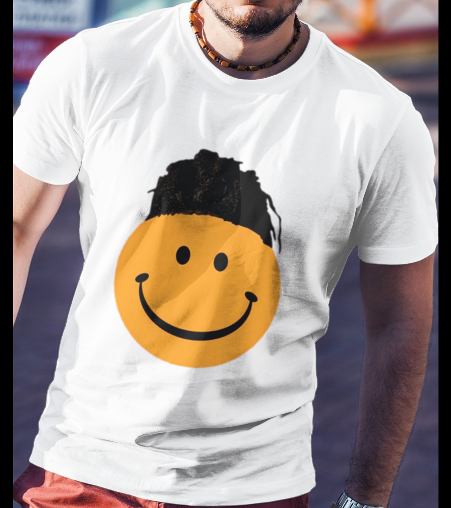Smiling Face Have A Nice Game Emoji With Hair T-Shirt