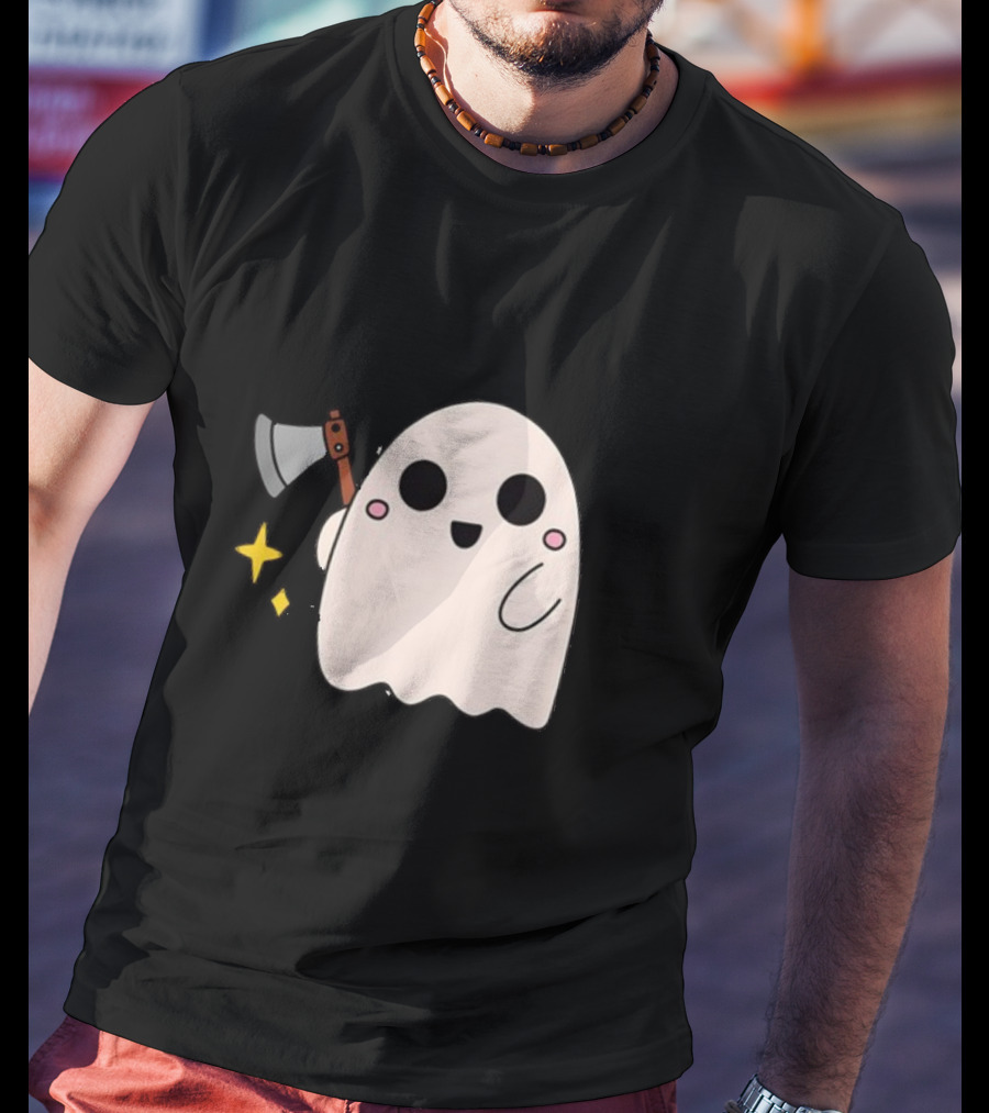 Your Face Pisses Me Off Ghost With Axe T-Shirt
