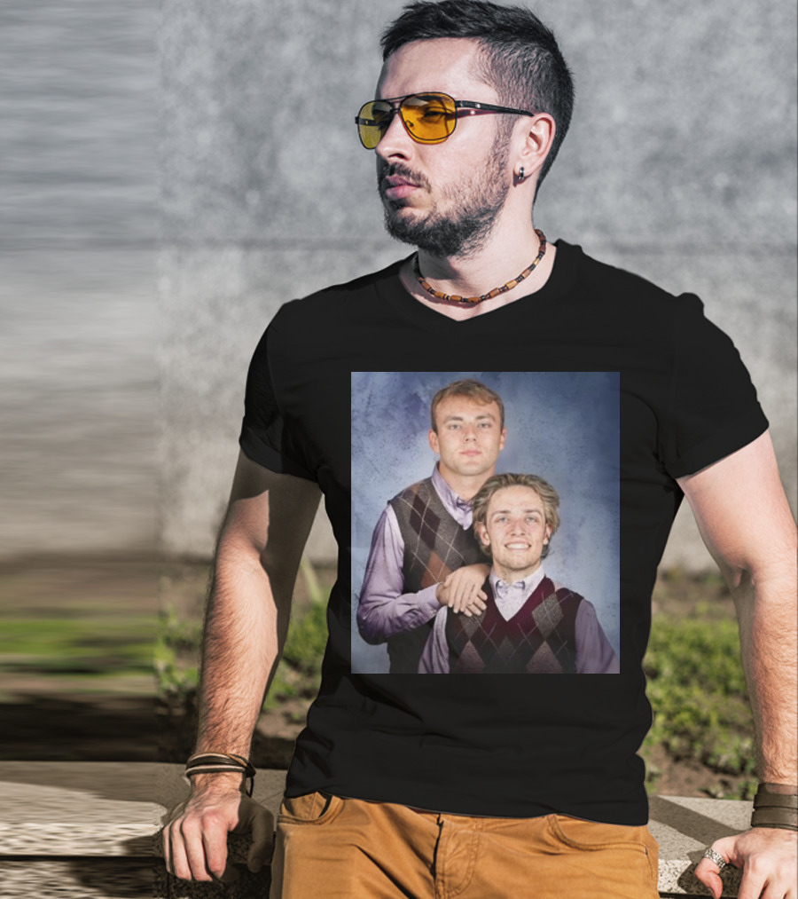 Carson Beck Brock Bowers Step Brothers Comedy Portrait T-Shirt