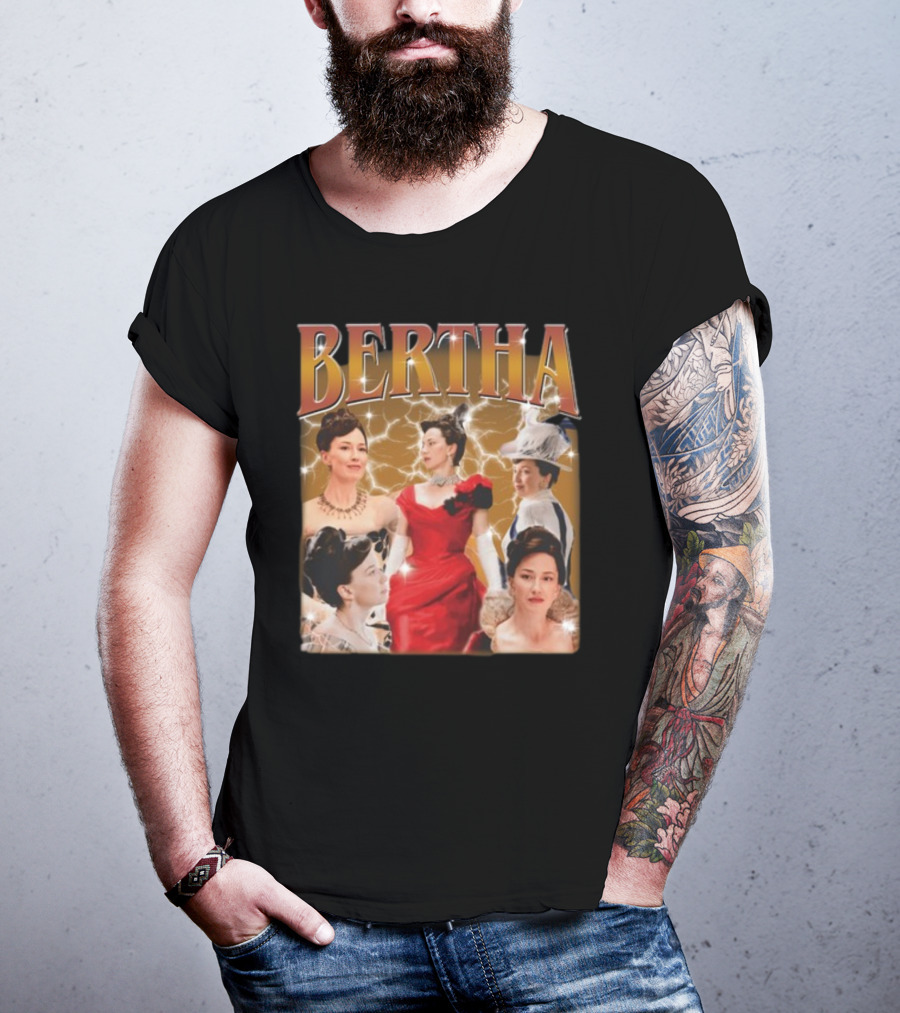 Bertha The Boss Glamorous Vintage Fashion Queens T-Shirt