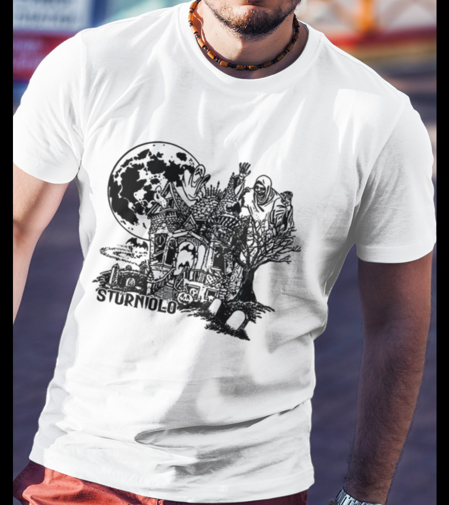 Sturniolo Haunted House Let's Trip Ghosts And Moon T-Shirt