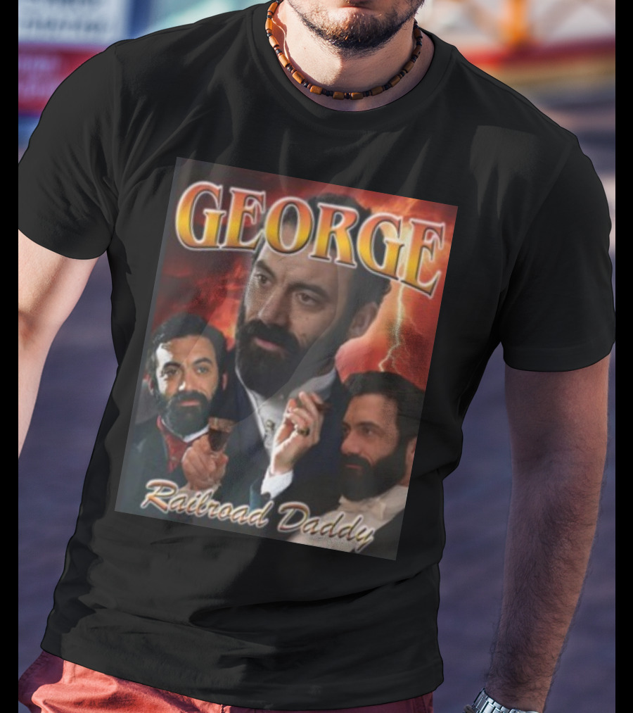 GEORGE Railroad Daddy Mummy Dearest Podcast T-Shirt
