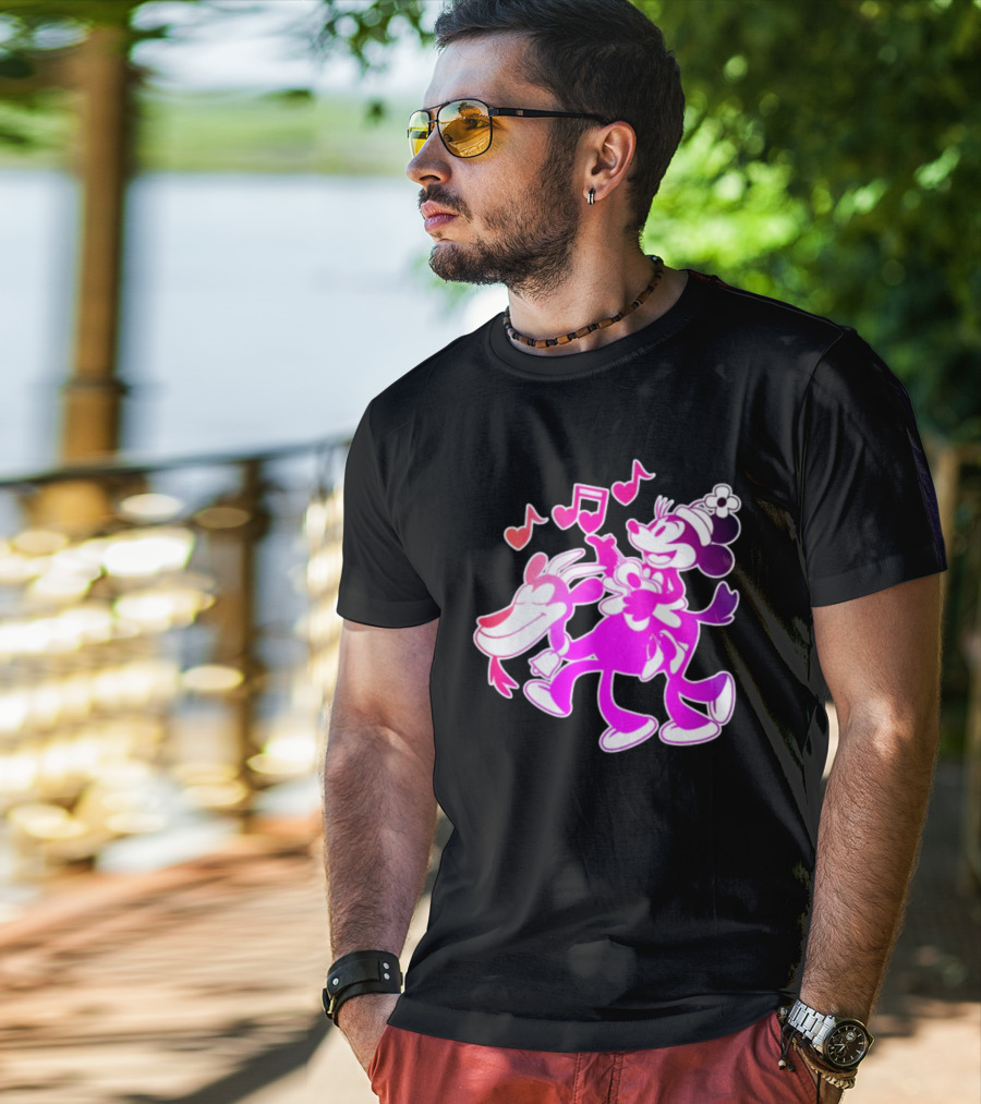 Pixelkitties Steamboat Minerva Musical Adventure Retro Cartoon T-Shirt