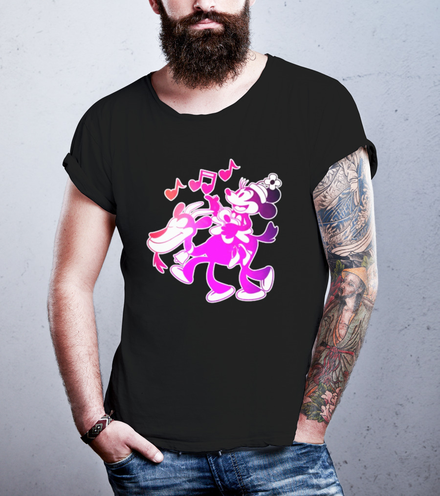 Pixelkitties Steamboat Minerva Musical Adventure Retro Cartoon T-Shirt