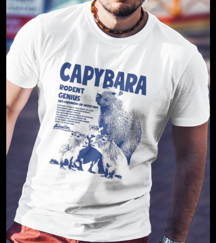 CAPYBARA Rodent Genius Aka Cappincho Or Water Hog T-Shirt