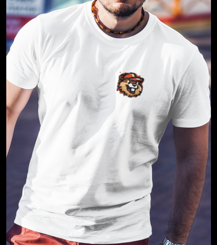 Digital Dam The Pac 2 Oregon State Beaver Retro Pixel T-Shirt