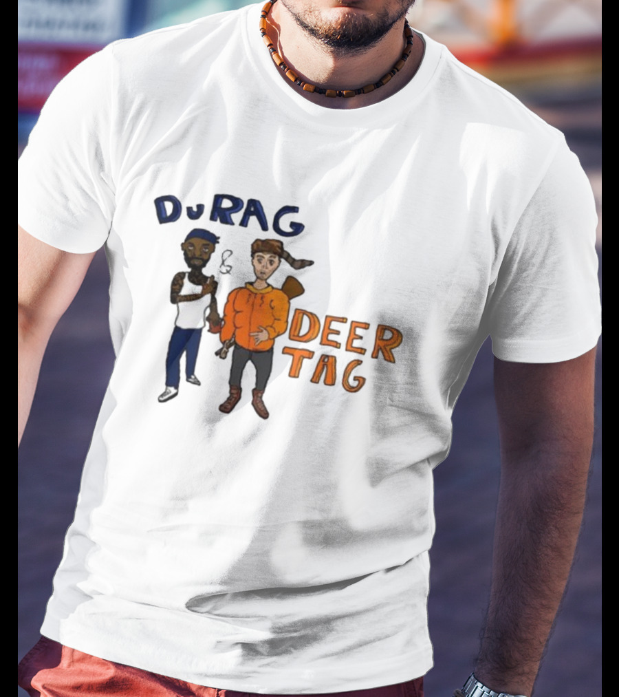 Topbananausa Store Durag Deer Tag T-Shirt
