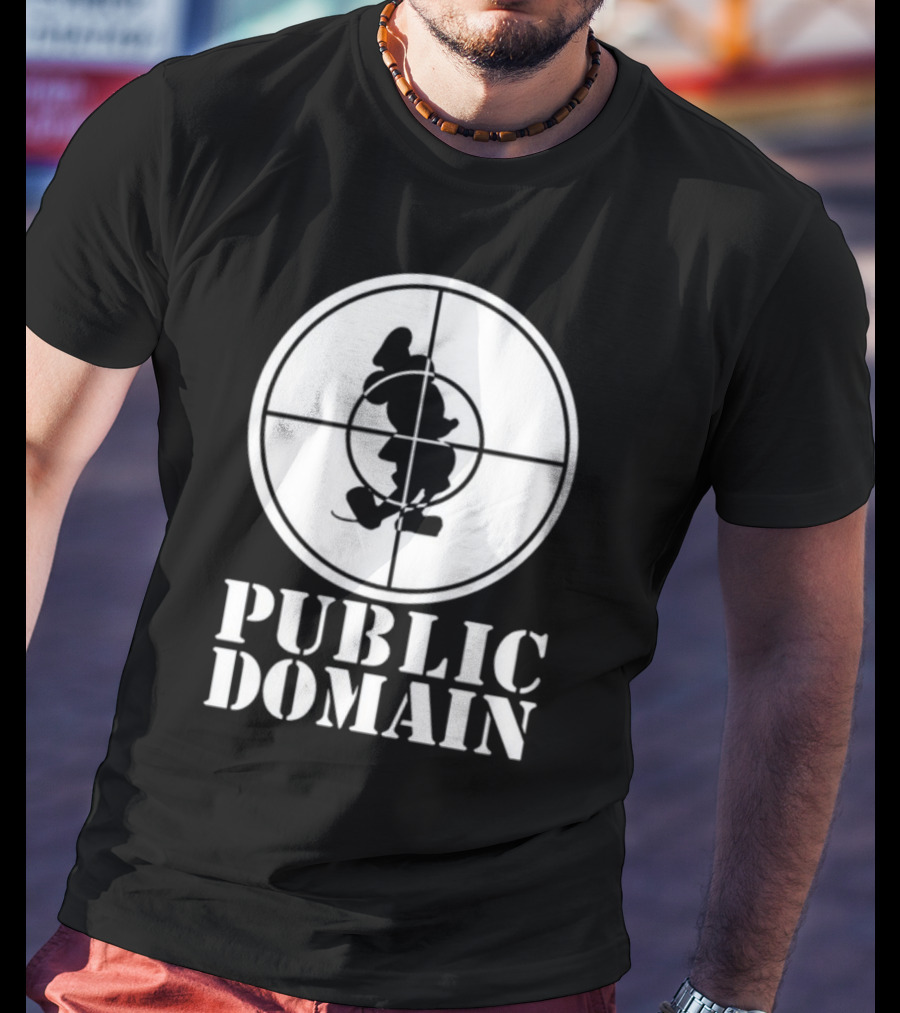 Public Domain Mickey Mouse Target T-Shirt
