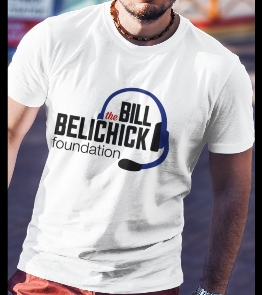 The Bill Belichick Foundation Headset T-Shirt