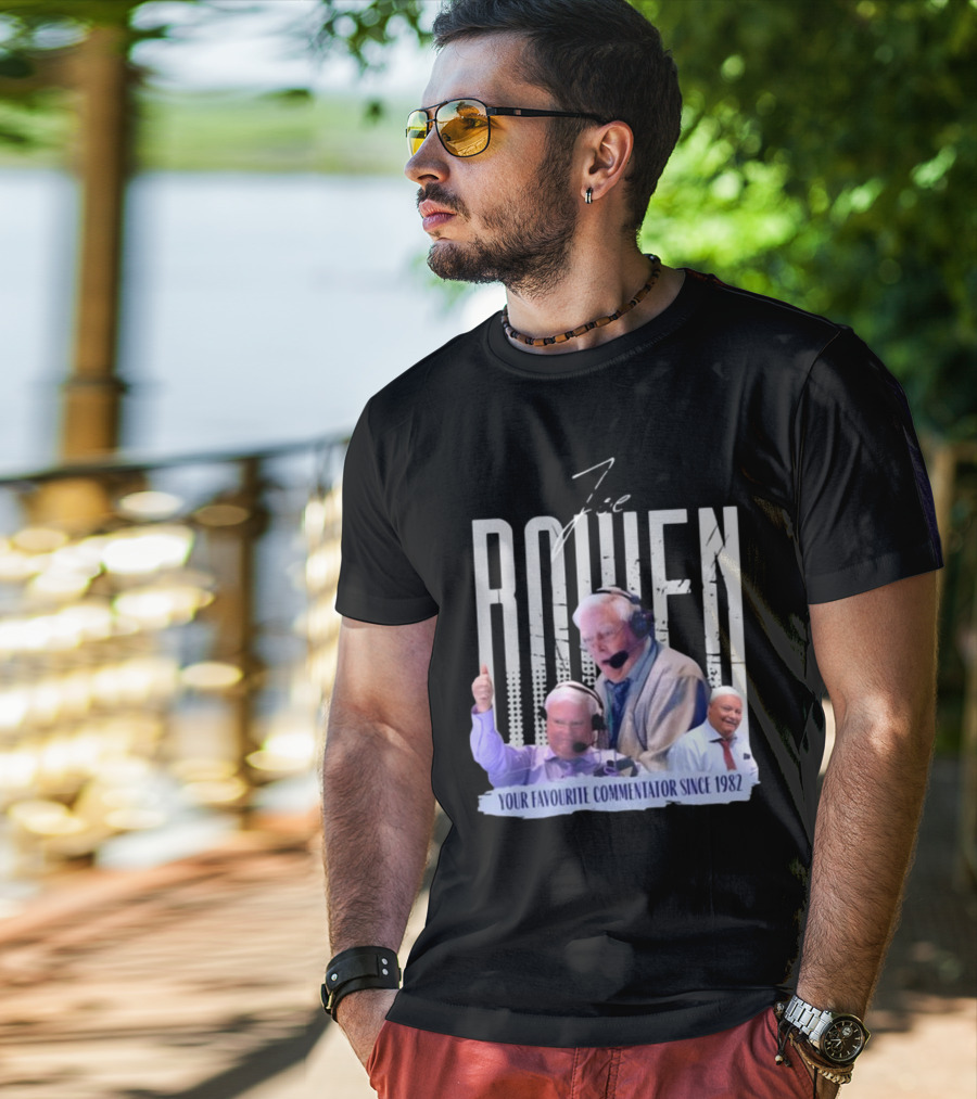 Joe Bowen Your Favourite Commentator Since 1982 Bowenjellythreads T-Shirt