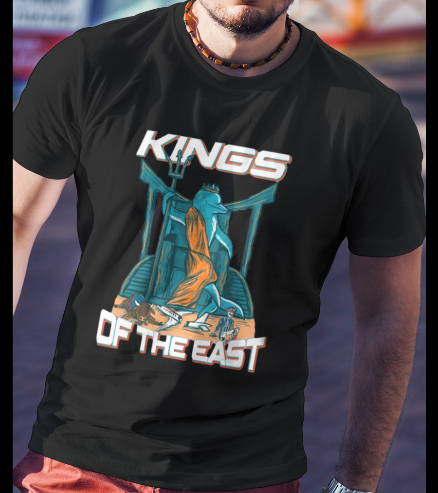 Nickysmokess Miami Dolphins Kings Of The East T-Shirt