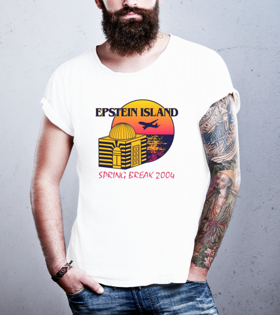 Shitheadsteve Epstein Island Airplane Dome Sunset Spring Break 2004 T-Shirt