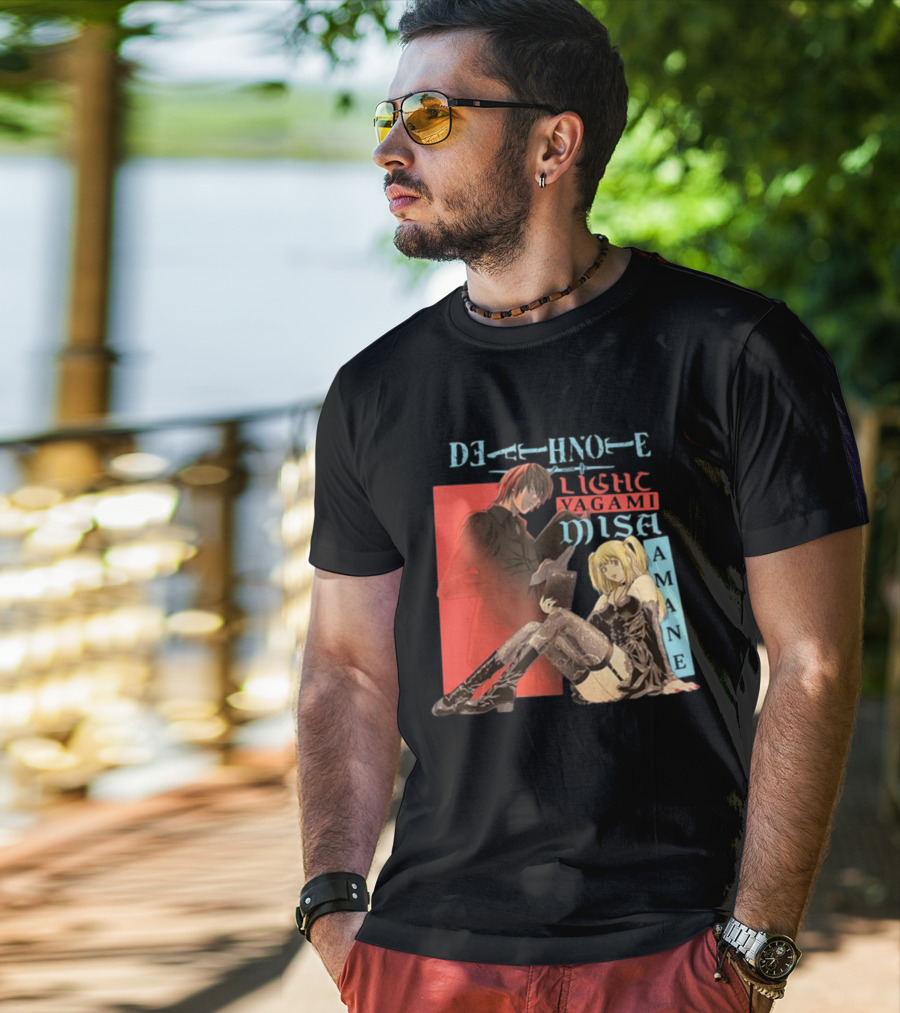 Death Note Light Yagami Misa Amane T-Shirt