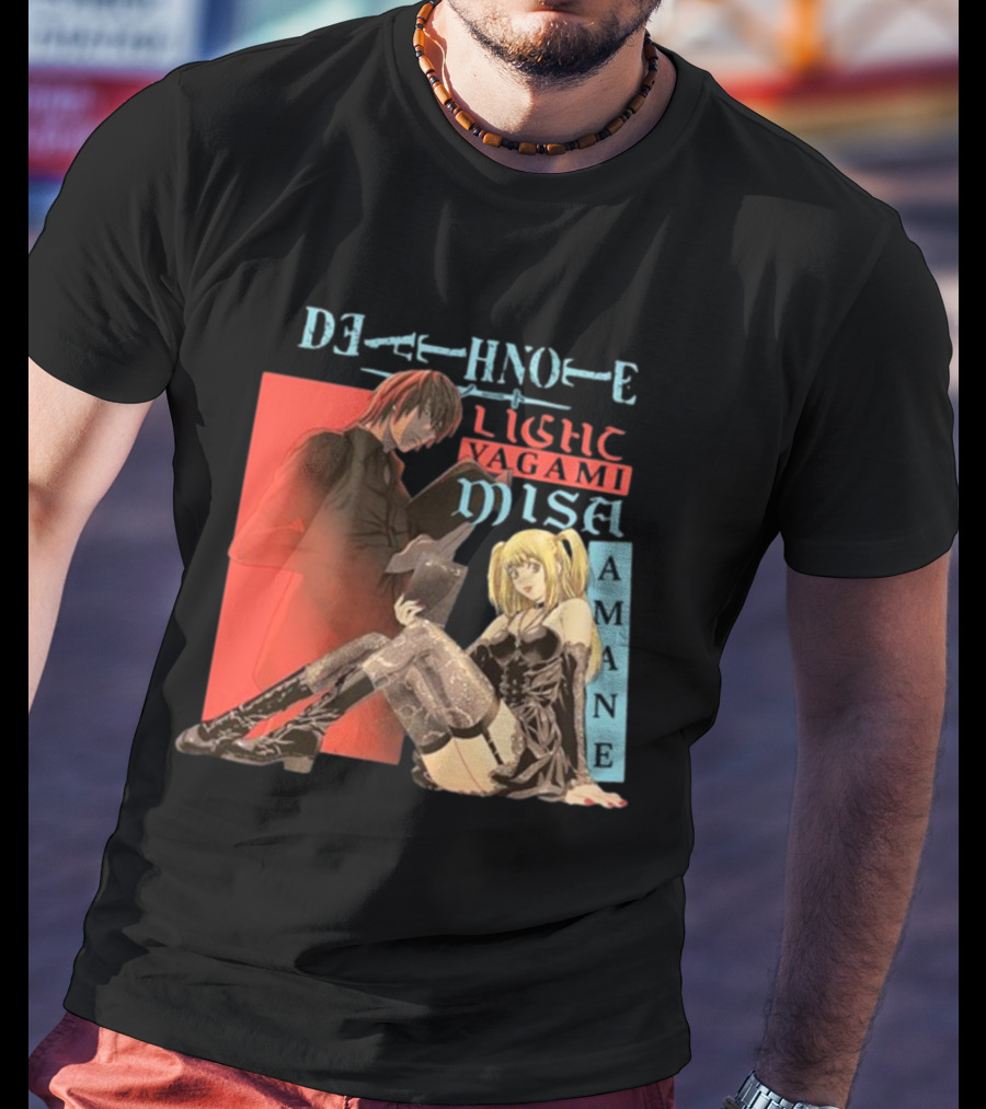 Death Note Light Yagami Misa Amane T-Shirt