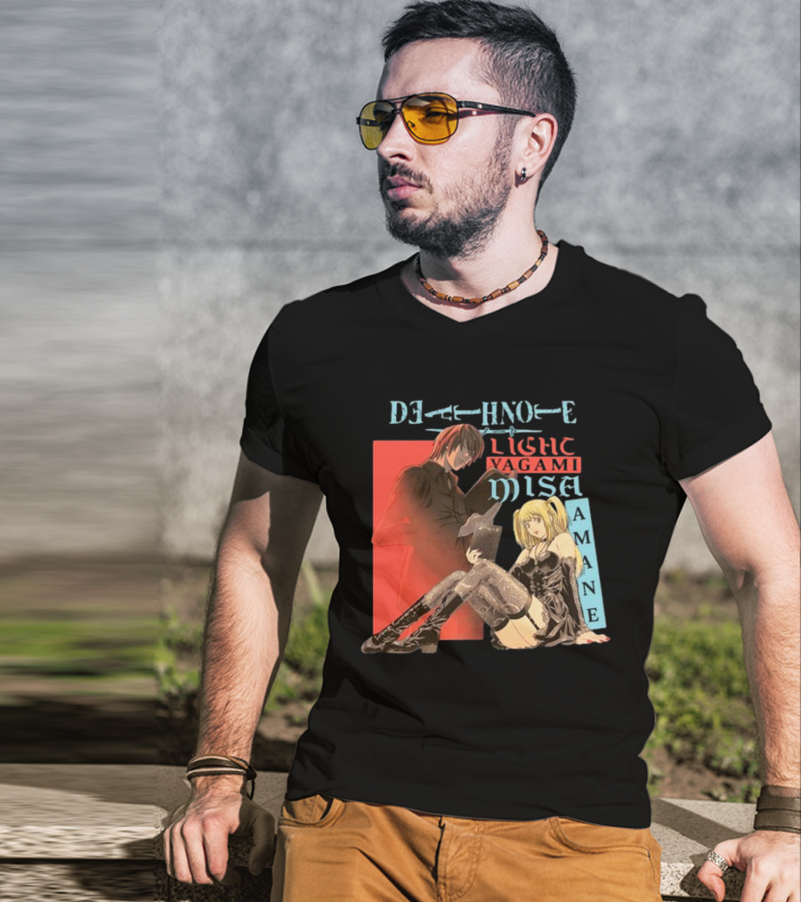 Death Note Light Yagami Misa Amane T-Shirt