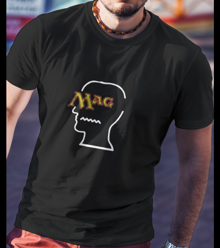 Brain Dead X Magic The Gathering Head Silhouette Mag T-Shirt