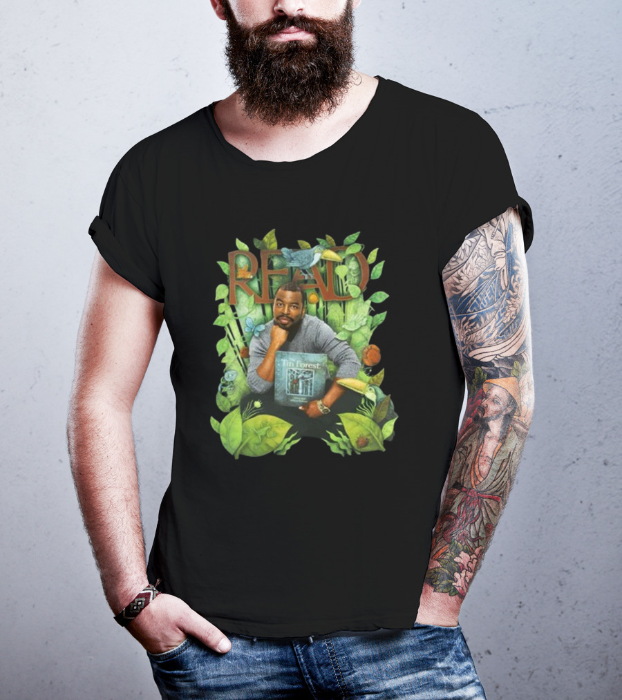 READ The Tin Forest Book Cover With Nature T-Shirt