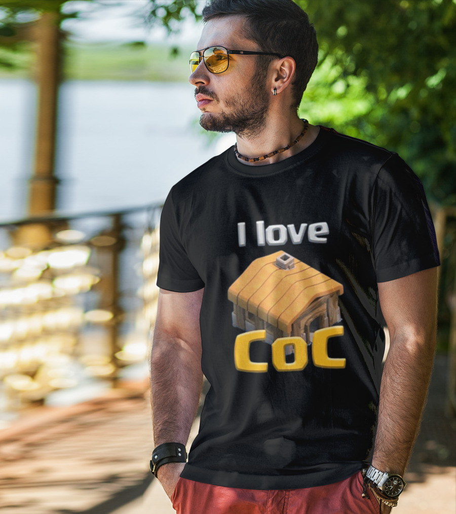 I Love Clash Of Clans Coc T-Shirt