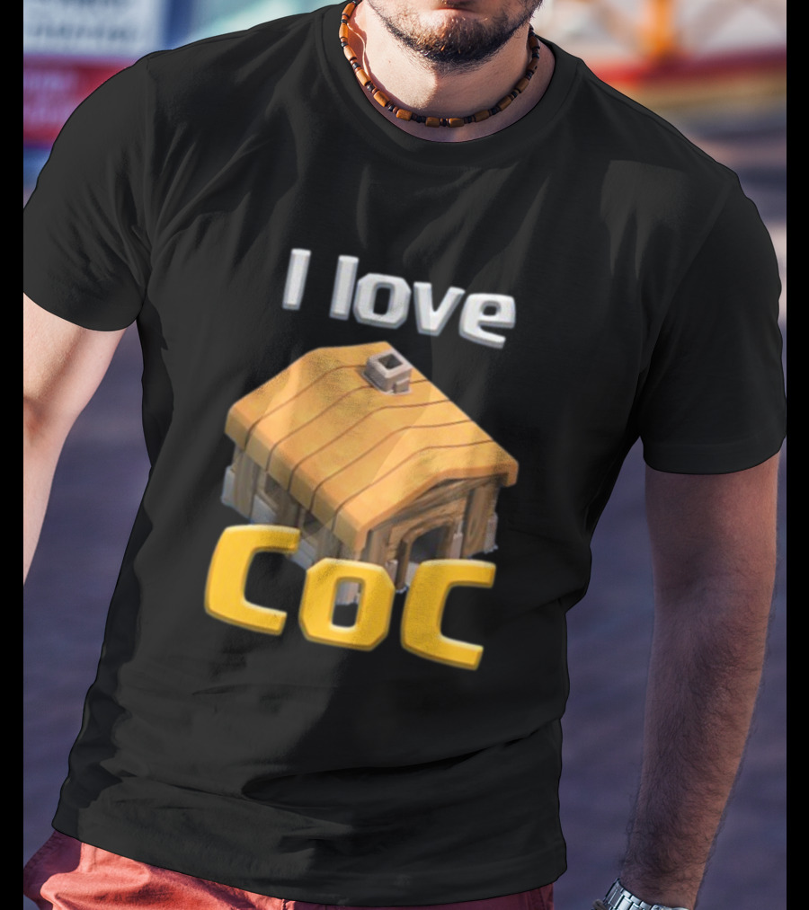 I Love Clash Of Clans Coc T-Shirt