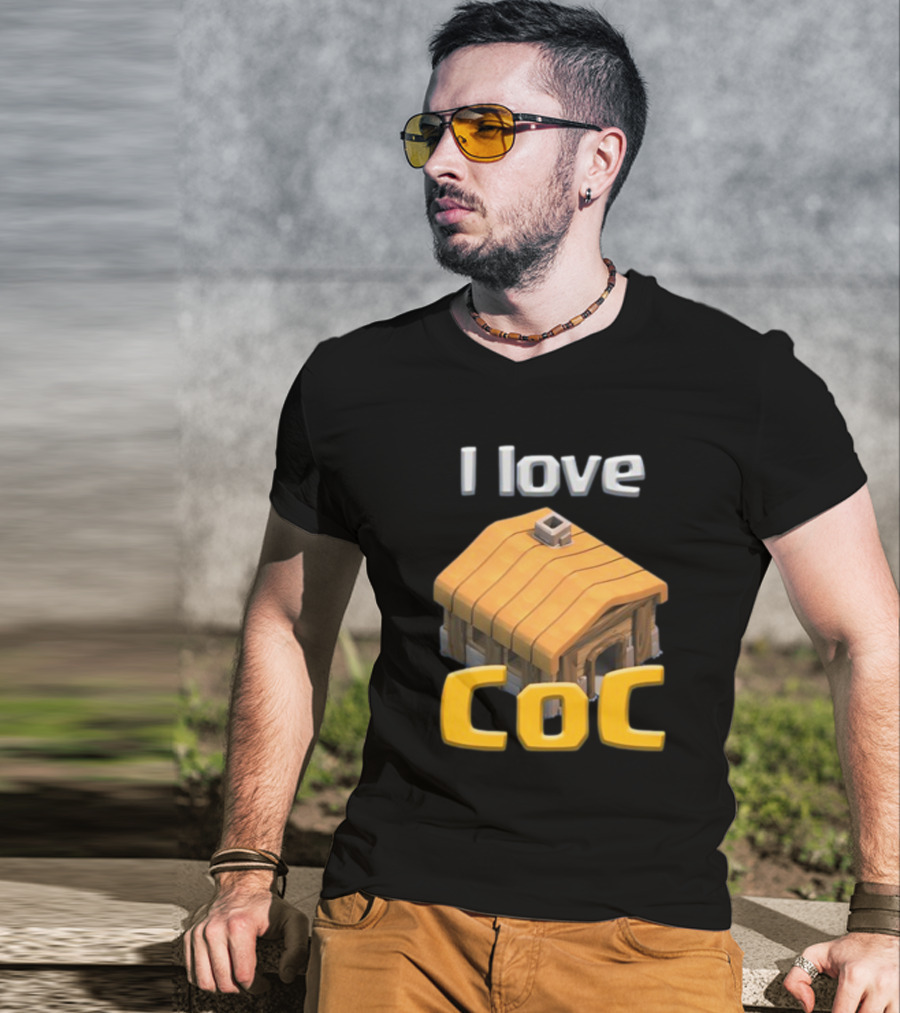 I Love Clash Of Clans Coc T-Shirt