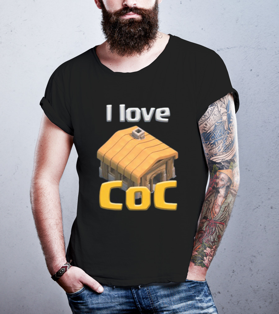 I Love Clash Of Clans Coc T-Shirt