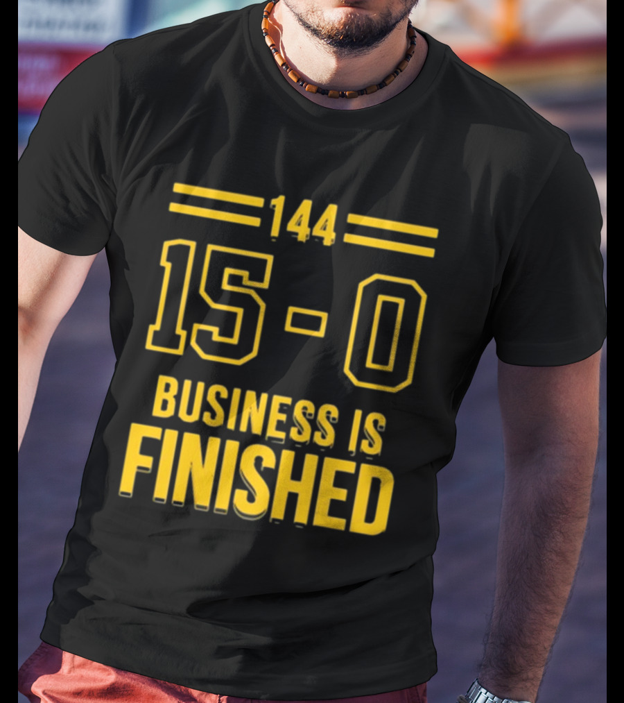 144 15-0 Business Is Finished Triblend T-Shirt