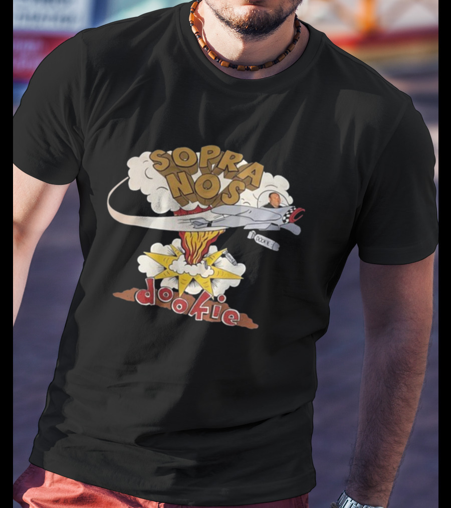 Methsyndicate Sopranos Dookie Parody Rocket Explosion James Gandolfini T-Shirt