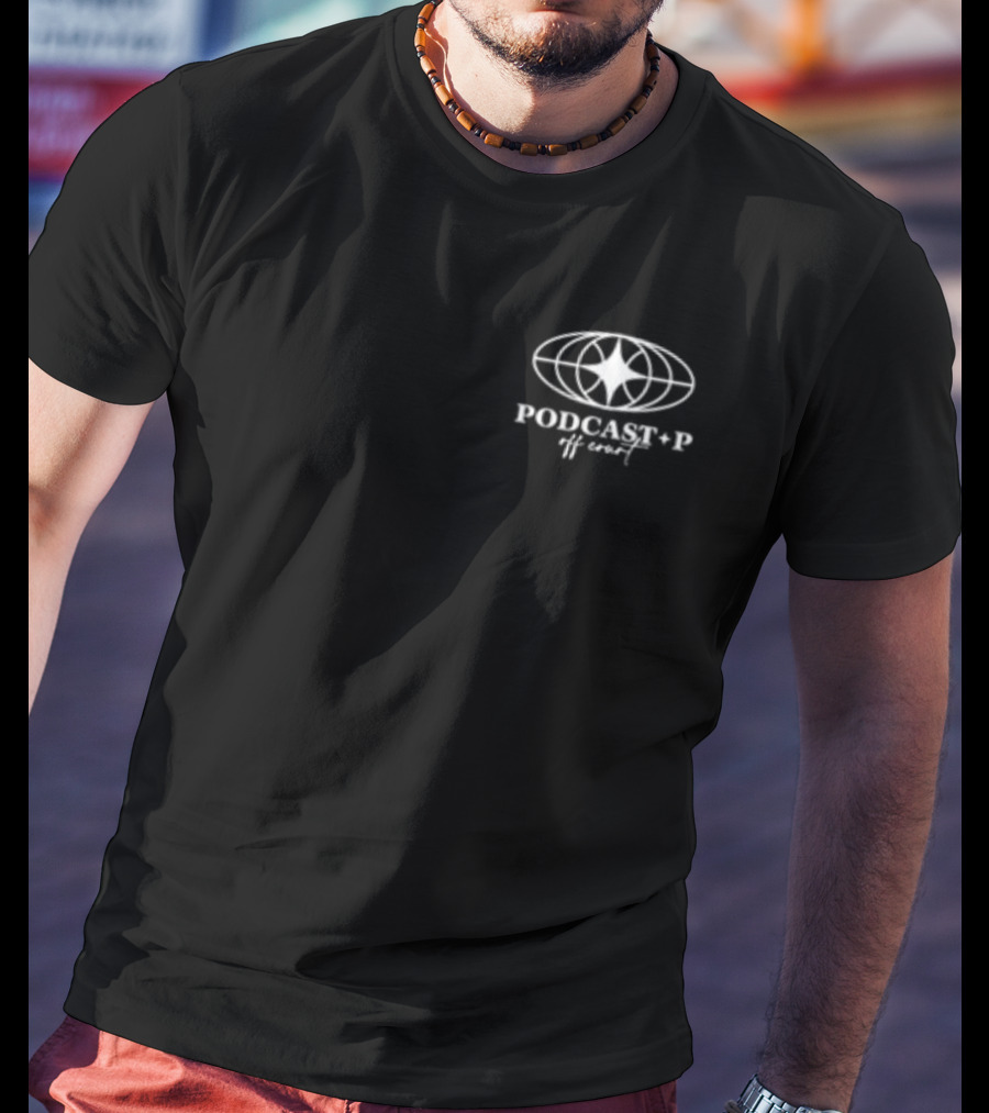 Podcast P Off Court Star Globe T-Shirt