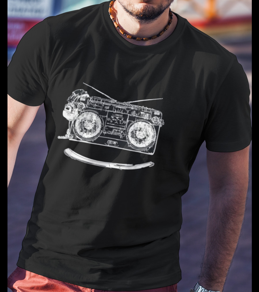 Ezriadrm Classic Boombox Grin Box Set T-Shirt