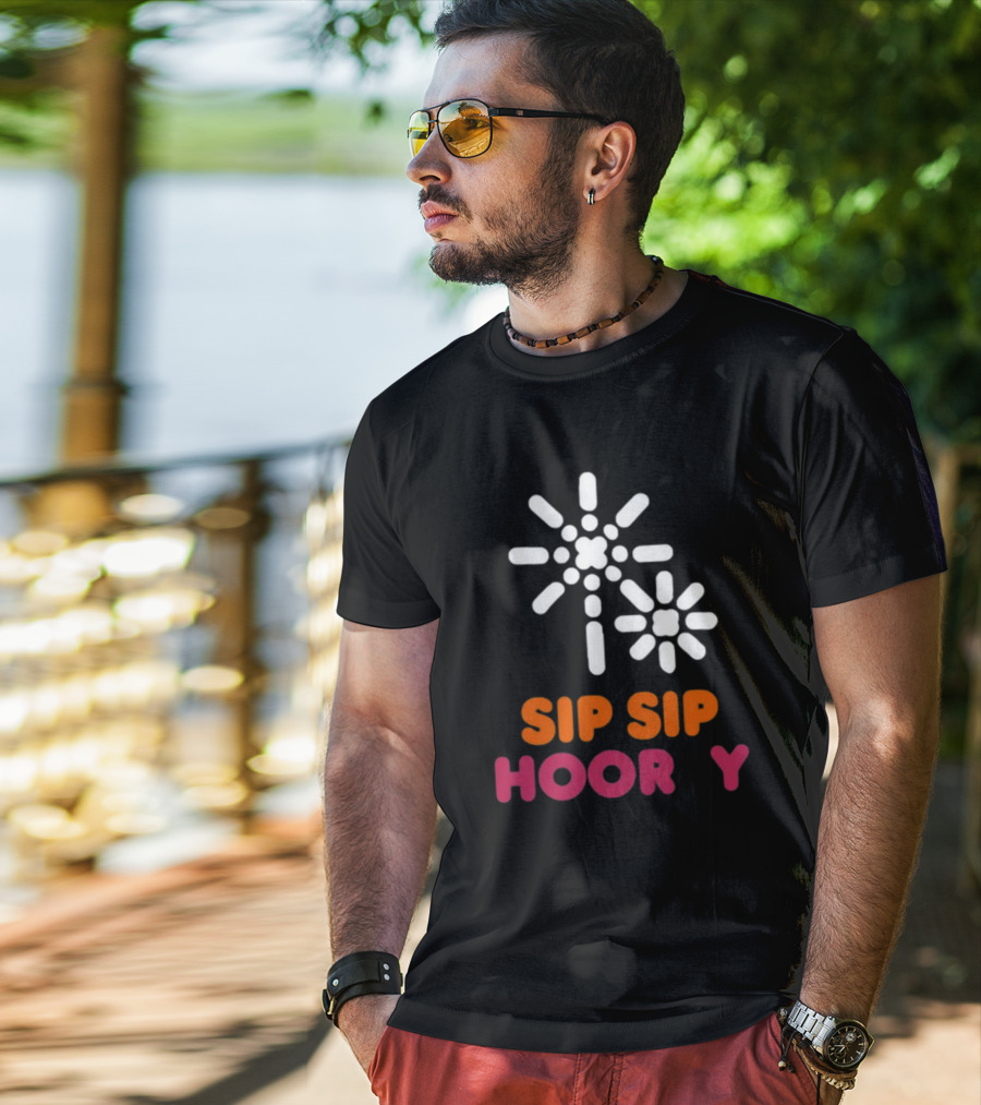 NeoooBs Sip Sip Hooray Y Dunkin' T-Shirt