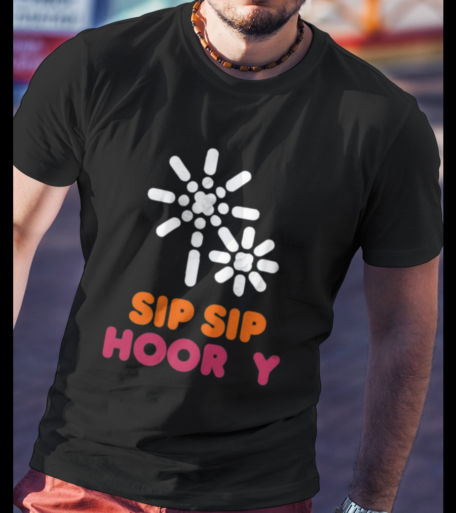 NeoooBs Sip Sip Hooray Y Dunkin' T-Shirt
