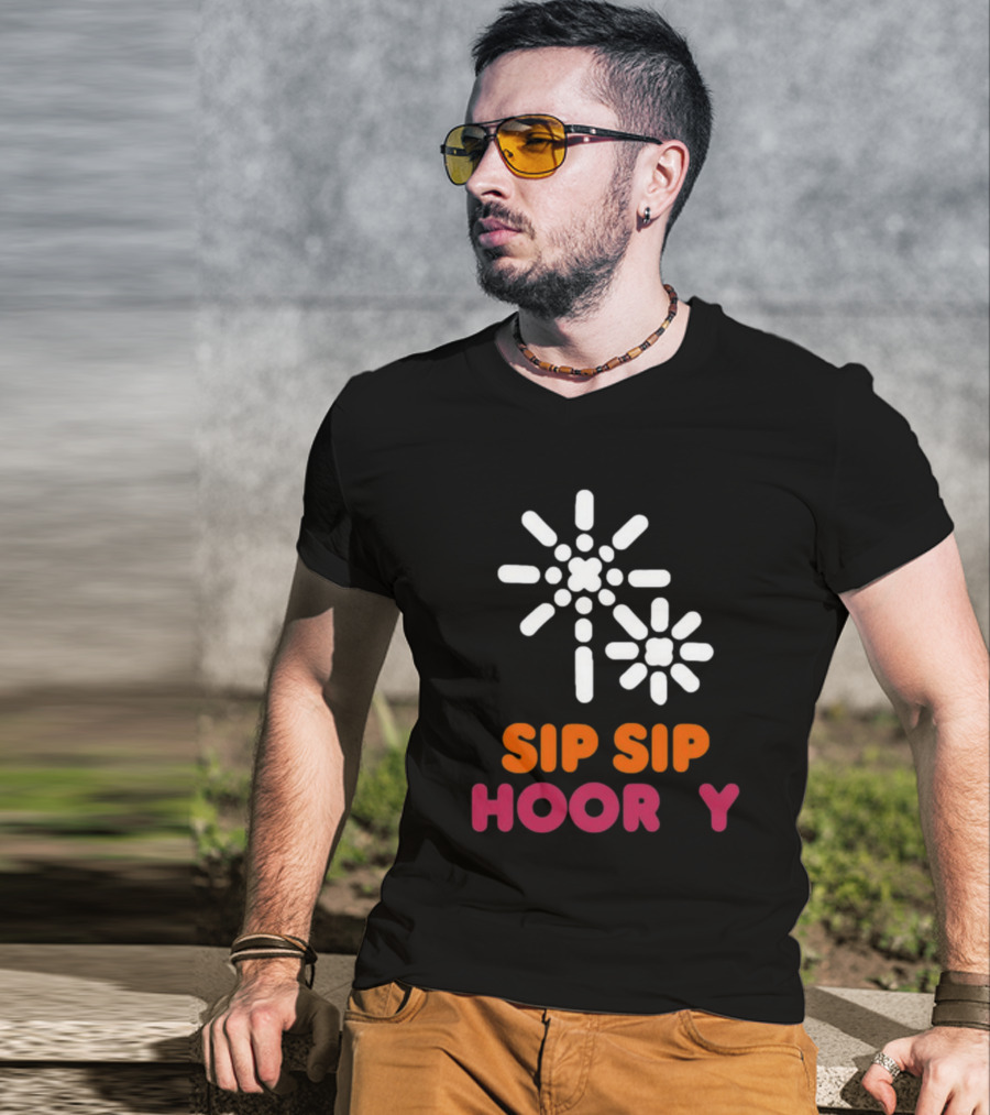 NeoooBs Sip Sip Hooray Y Dunkin' T-Shirt