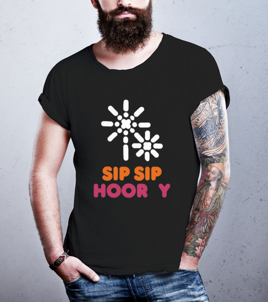 NeoooBs Sip Sip Hooray Y Dunkin' T-Shirt