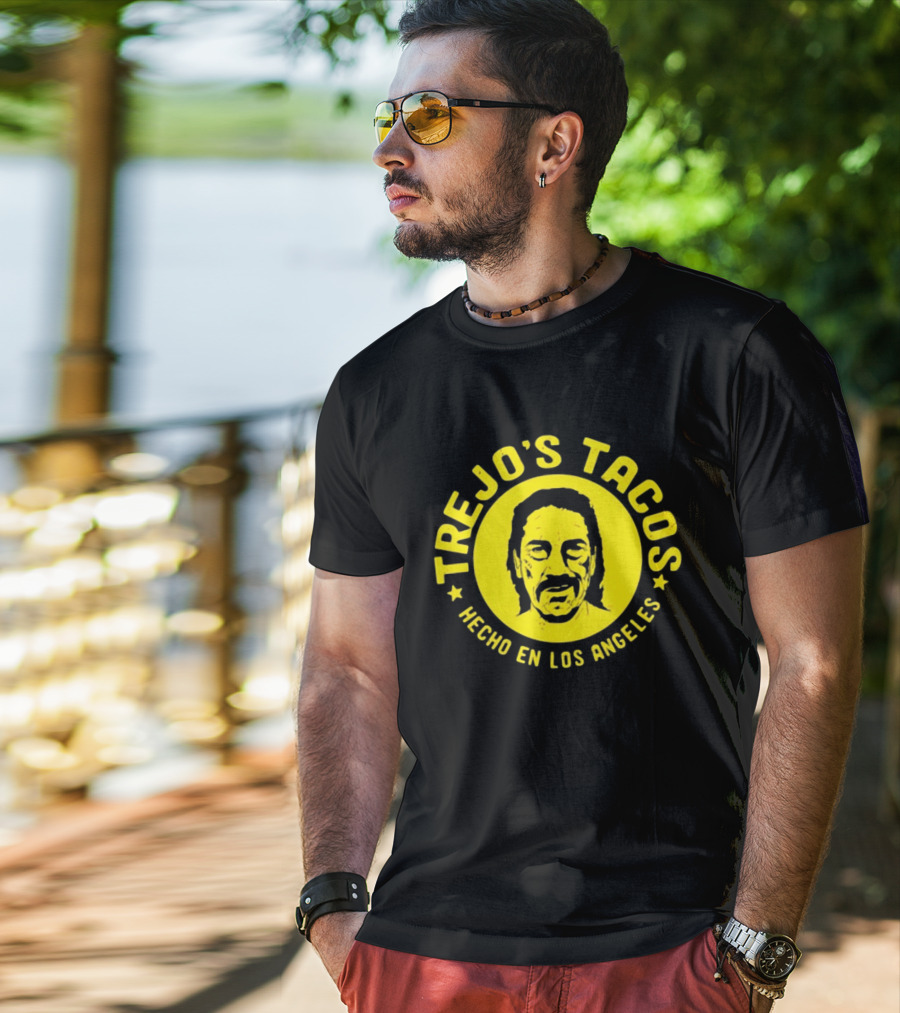 Trejo's Tacos Hecho En Los Angeles Yellow T-Shirt