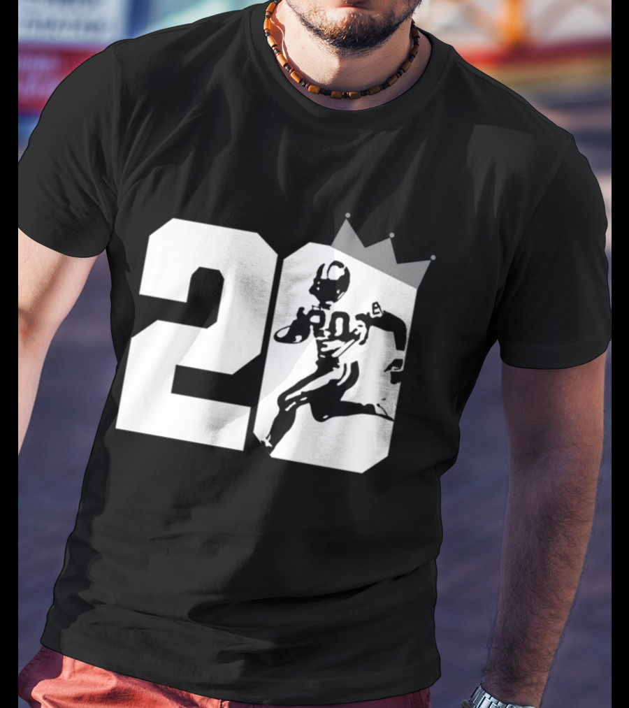 Eminem Barry Sanders 20 King Football Legend T-Shirt