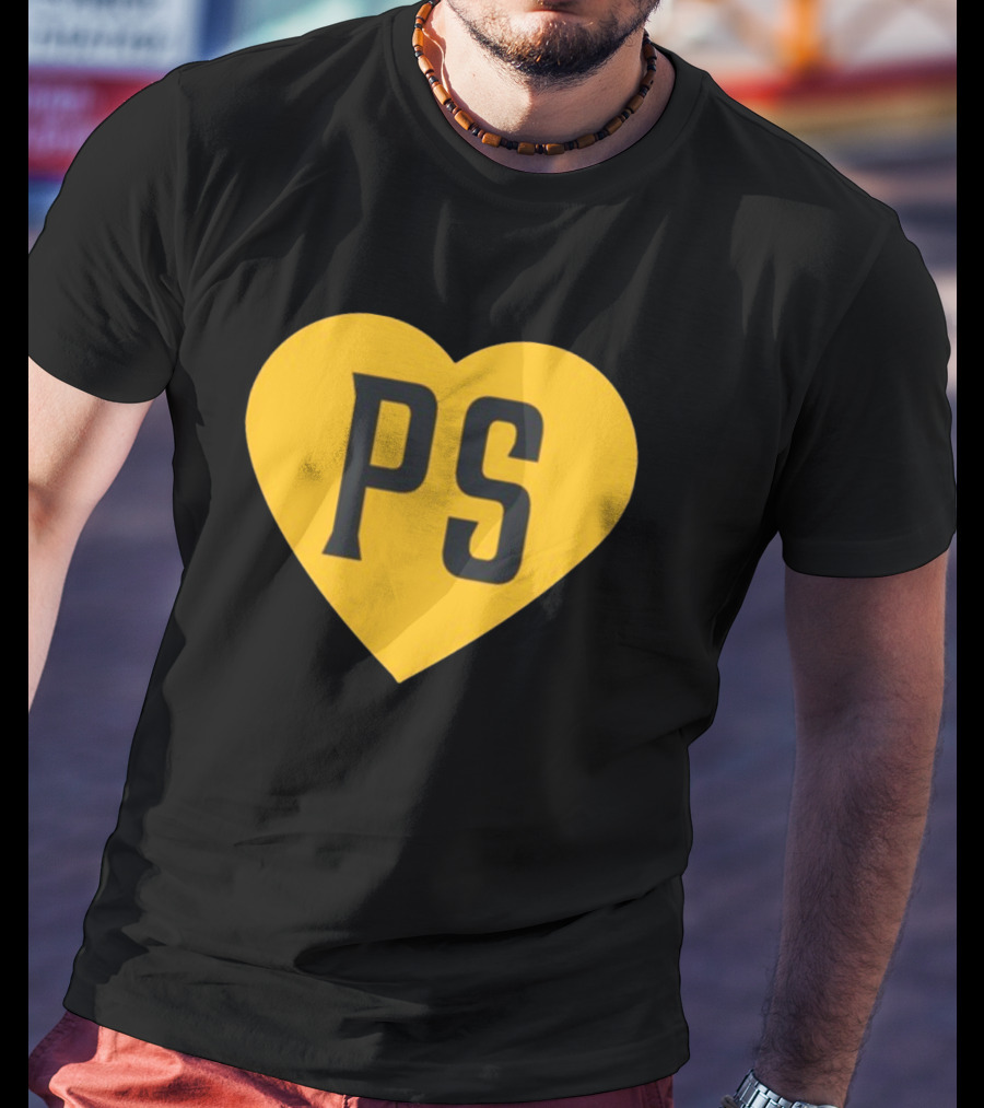 Peter Seidler PS Yellow Heart T-Shirt