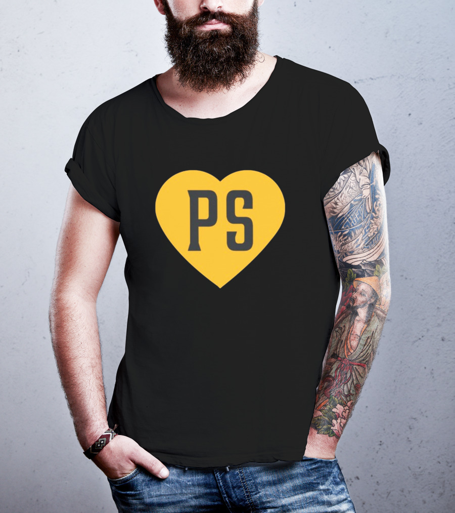 Peter Seidler PS Yellow Heart T-Shirt