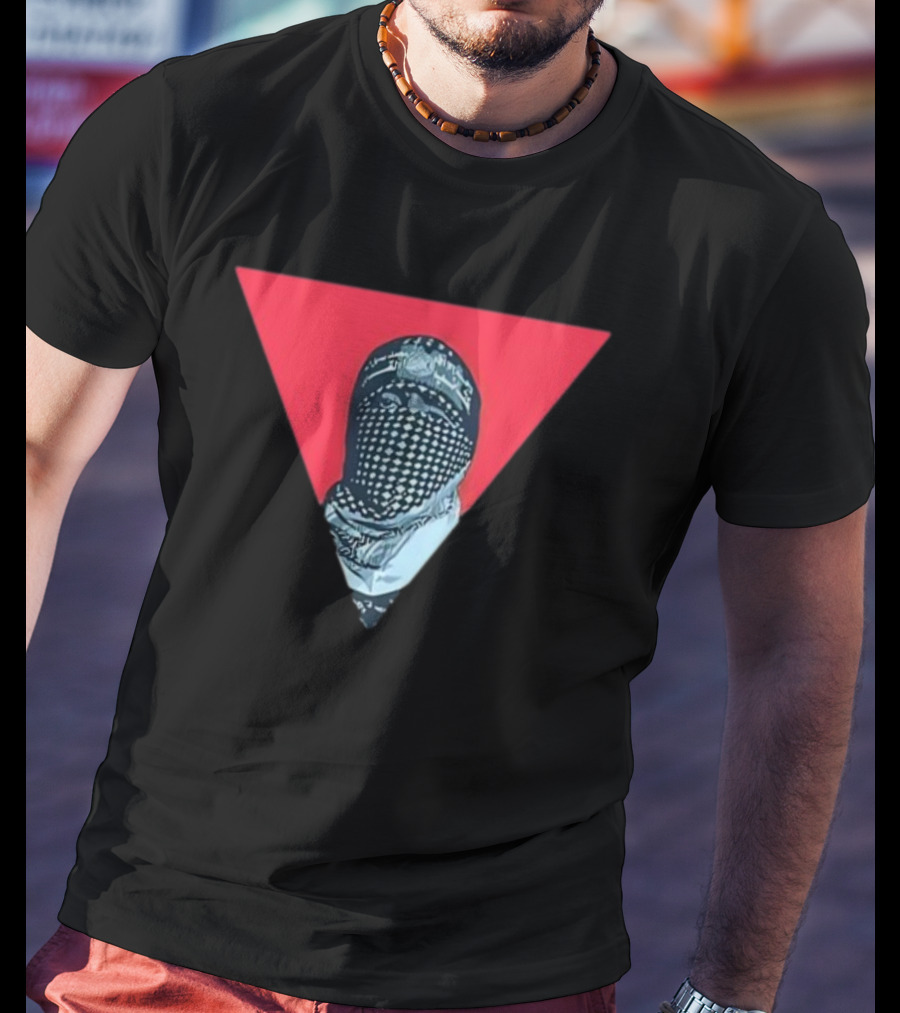Sprinter99800 Symbol Of Pride And Resistance Red Triangle Masked Figure T-Shirt