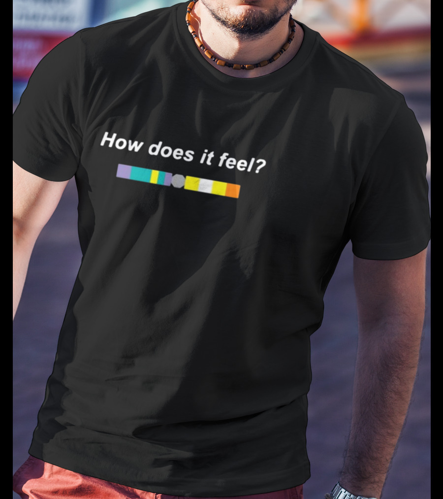 Blue Monday How Does It Feel Color Stripes Palette T-Shirt